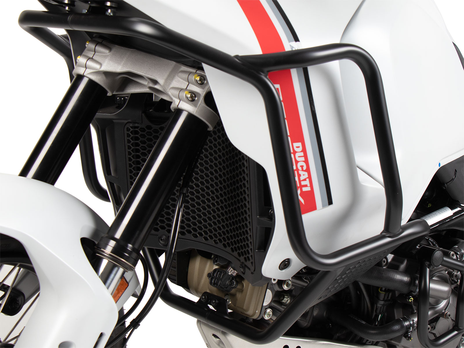 Tankschutzbügel schwarz für Ducati Desert X Rally (24-) Hepco & Becker