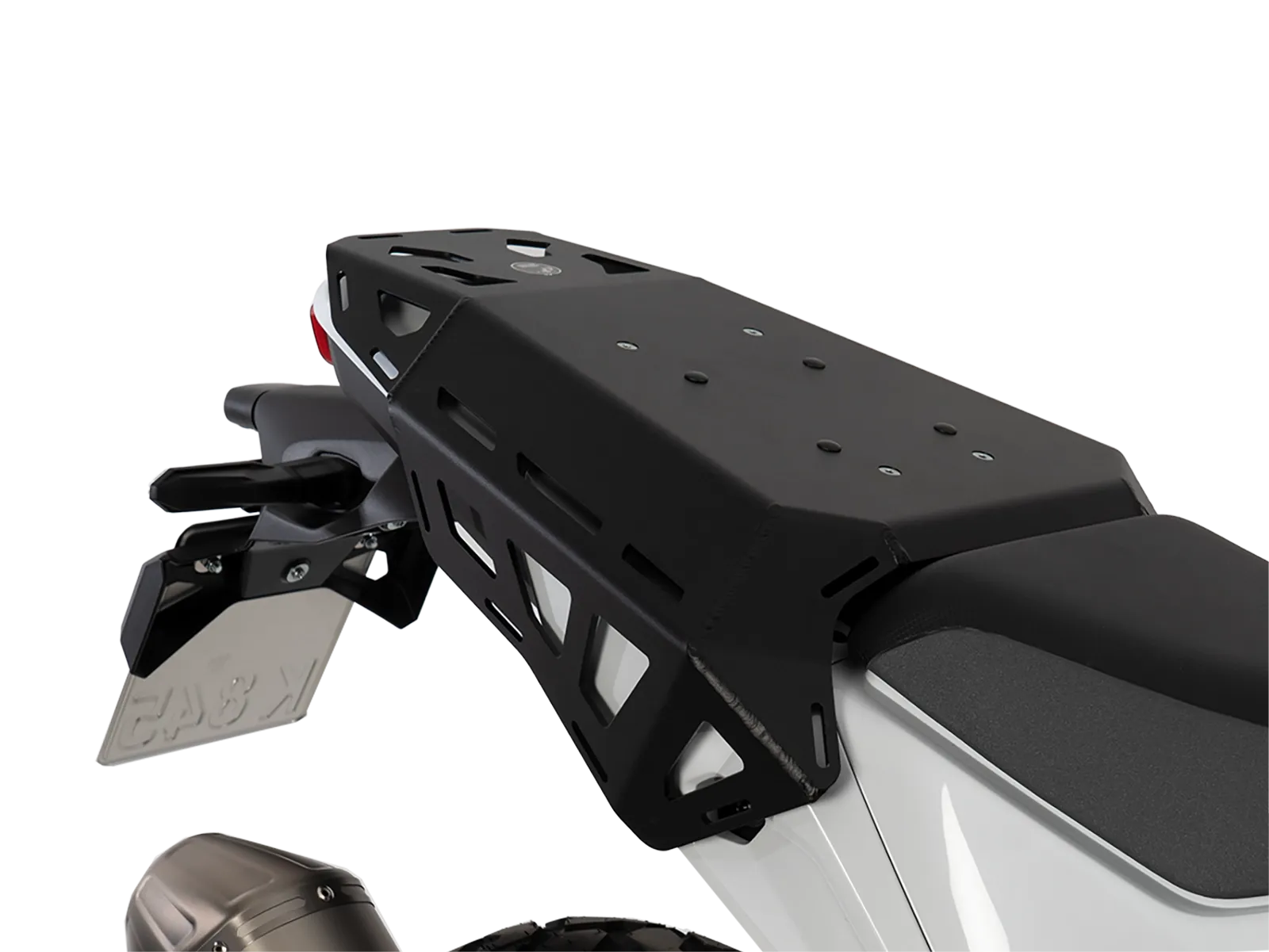 Abstandshalter Luggage Guard schwarz für Kawasaki KLE 500 / SE (26-) Hepco & Becker