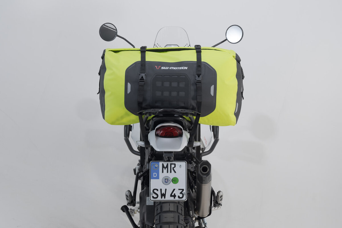 SW-Motech Drybag 600 Hecktasche für Yamaha MT-03 /ABS, signalgelb / grau