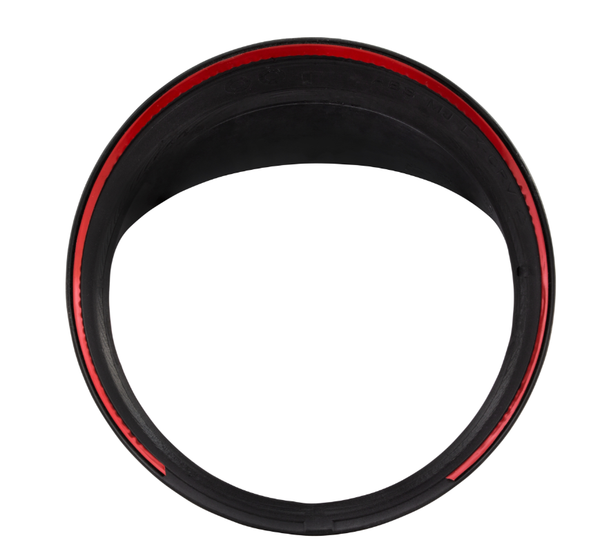 Lampenring mit Lampenschirm für Vespa LX 50-150ccm, schwarz matt
