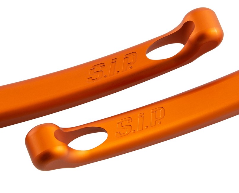 Sporthebel Set Bremse für Vespa, rechts und links, orange matt