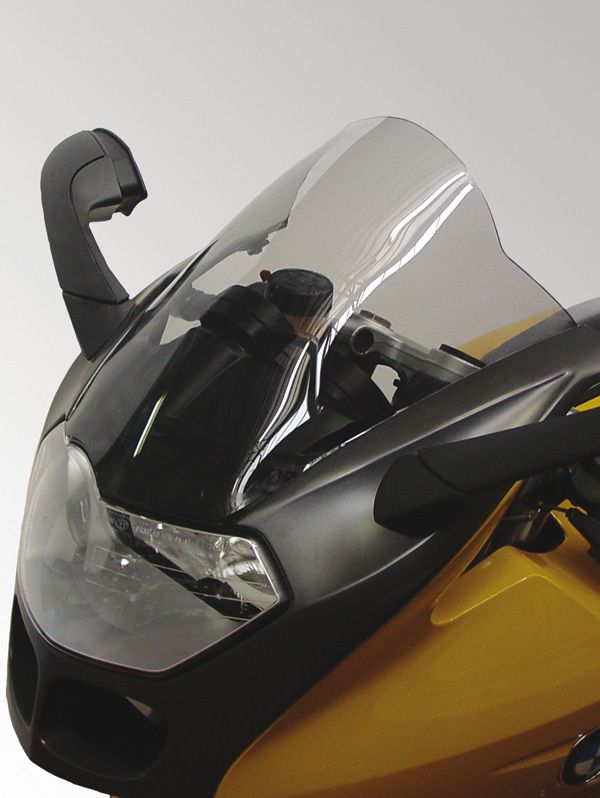 Windschutzscheibe Double Bubble - Höhe 375 mm für BMW R 1200 S (04-06), leicht getönt