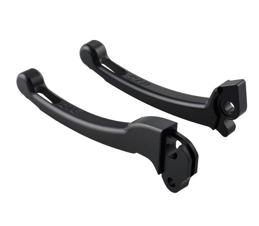 Sporthebel Set Kupplung/Bremse für Vespa PX 125 -150ccm, HBZ Hengtong, rechts/links, schwarz matt