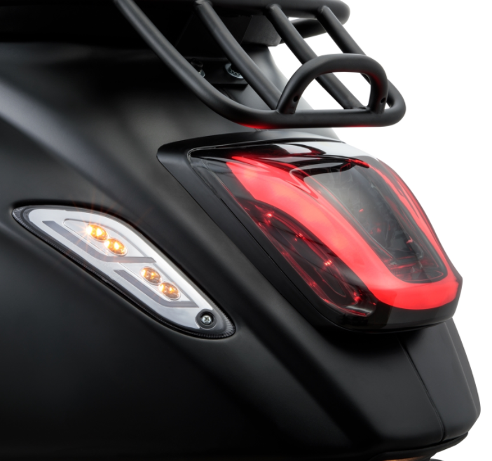 Gepäckträger/Soziushaltebügel schwarz matt für Vespa Primavera/​Sprint 50-150ccm 2T/​4T AC