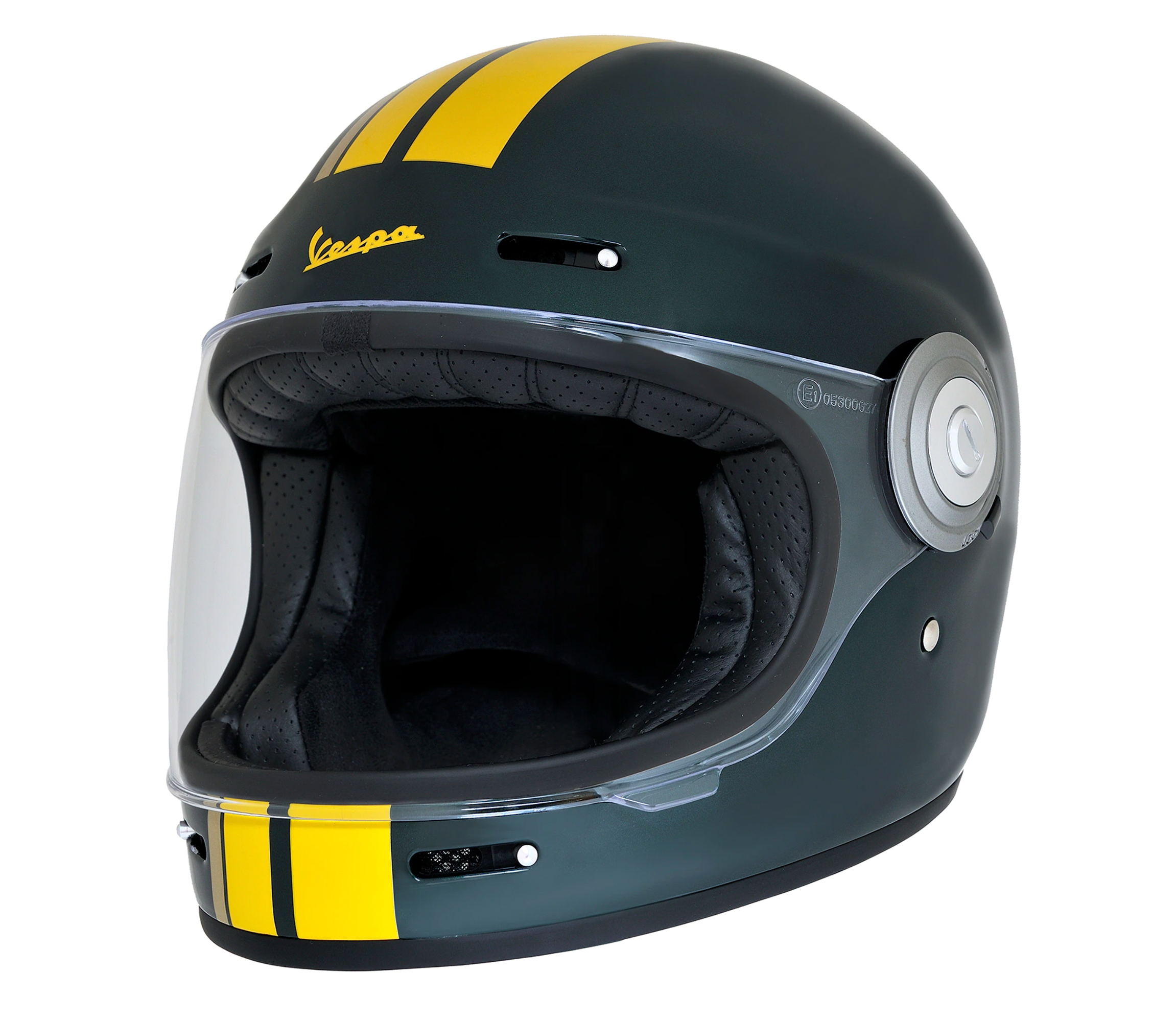 Vespa Integralhelm Racing Sixties 60s grün / gelb