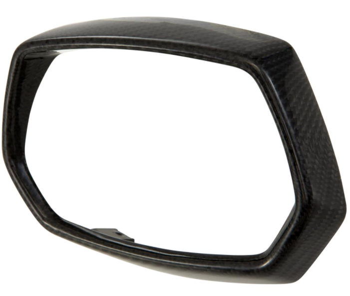 Lampenring schwarz für Vespa Sprint 50-150ccm 2T/​4T ('13-'18), Carbon