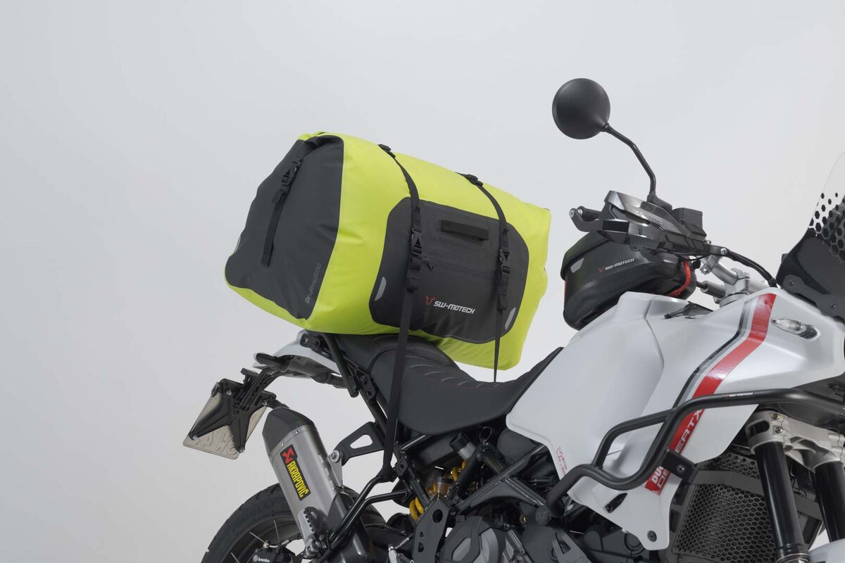 SW-Motech Drybag 600 Hecktasche für Yamaha MT-03 /ABS, signalgelb / grau