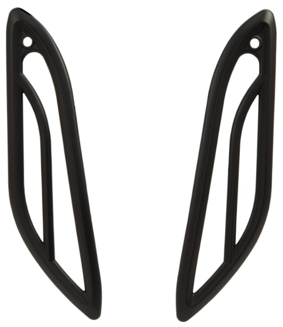 Blinkergitter rechts/links, hinten für Vespa Primavera/​Sprint 50-150ccm 2T/​4T AC, schwarz matt