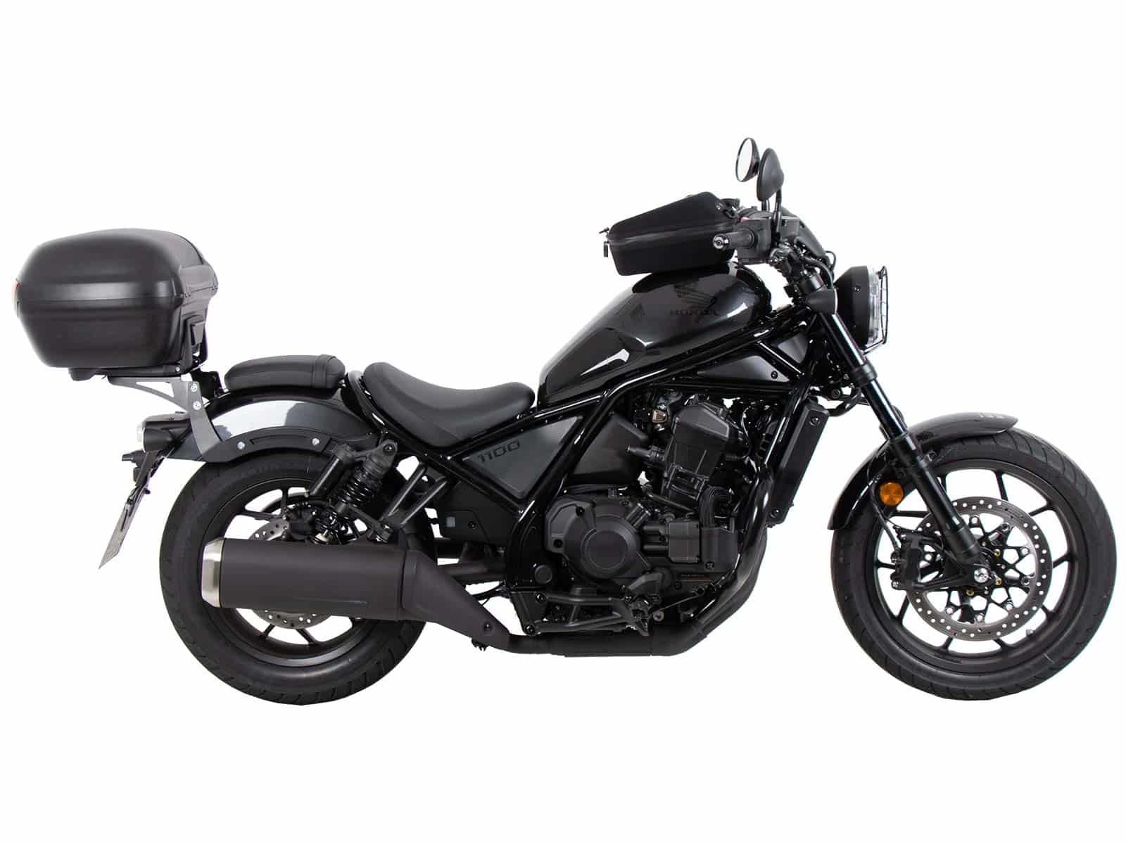 Alurack Topcase-Träger schwarz für Honda CMX 1100 Rebel /DCT (21-24) Hepco & Becker