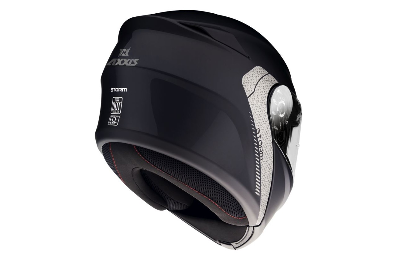 Axxis Klapphelm, Storm SV Solid, schwarz matt