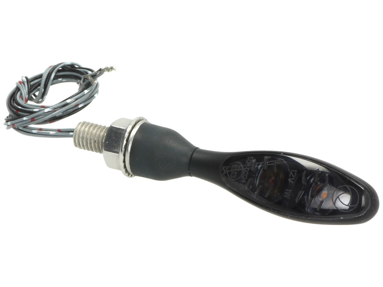 Kellermann Blinker, Rück- und Bremslicht, Micro 1000 DF Dark, Stahl, LED, HL/HR, 12 V, schwarz matt