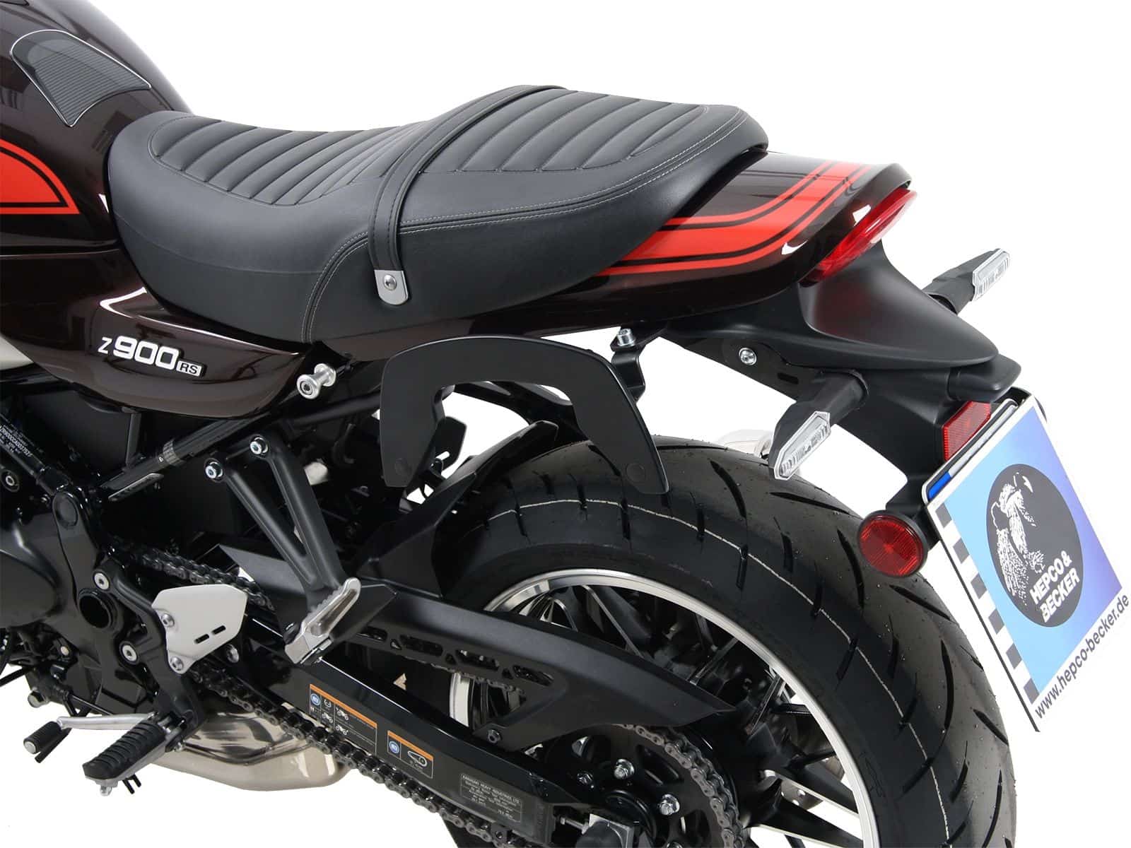 C-Bow Seitenträger schwarz für Kawasaki Z 900 RS /Black Ball Edition (26-) Hepco & Becker