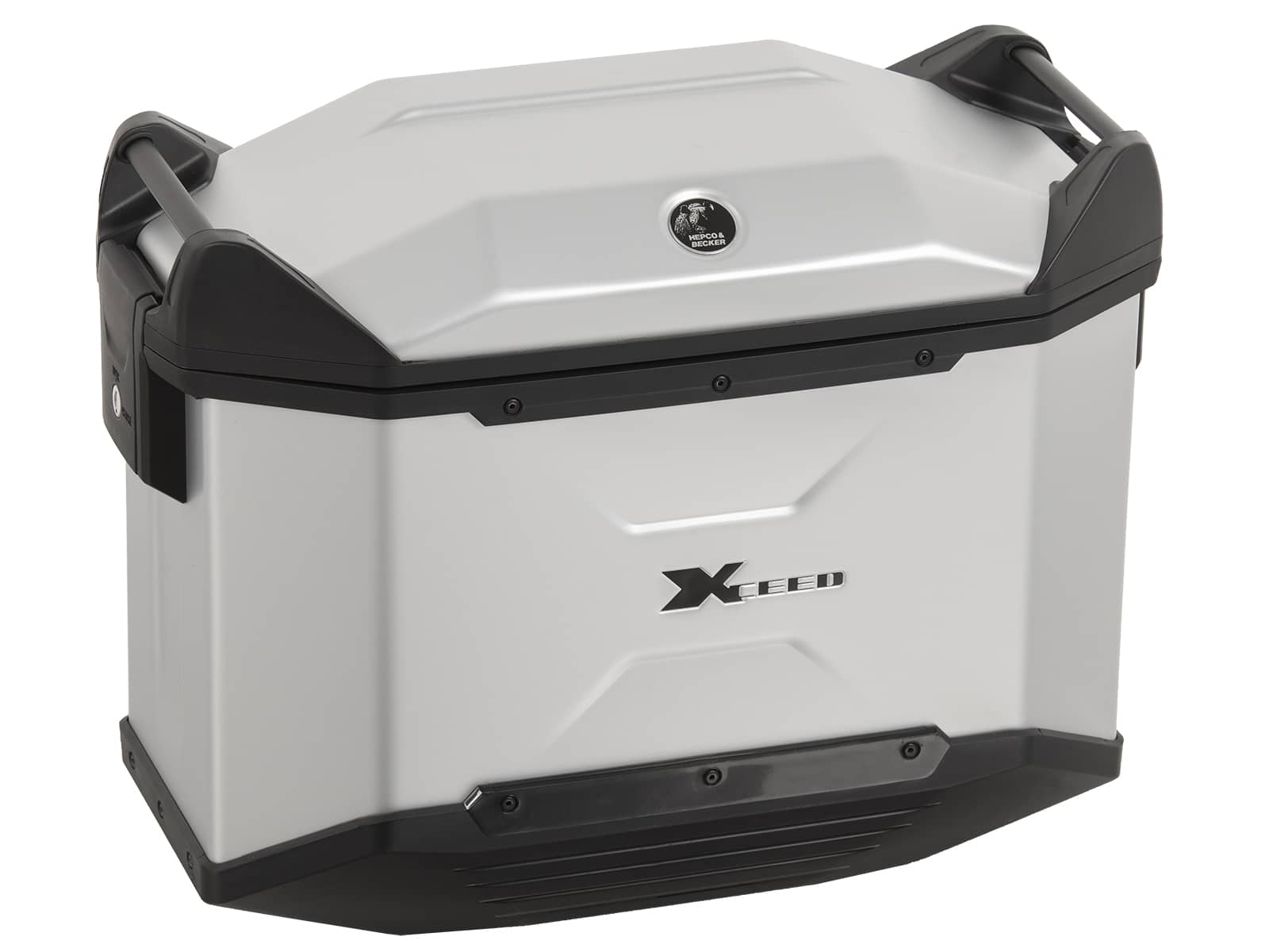 Xceed Seitenkoffer 38 Ltr. silber Hepco & Becker