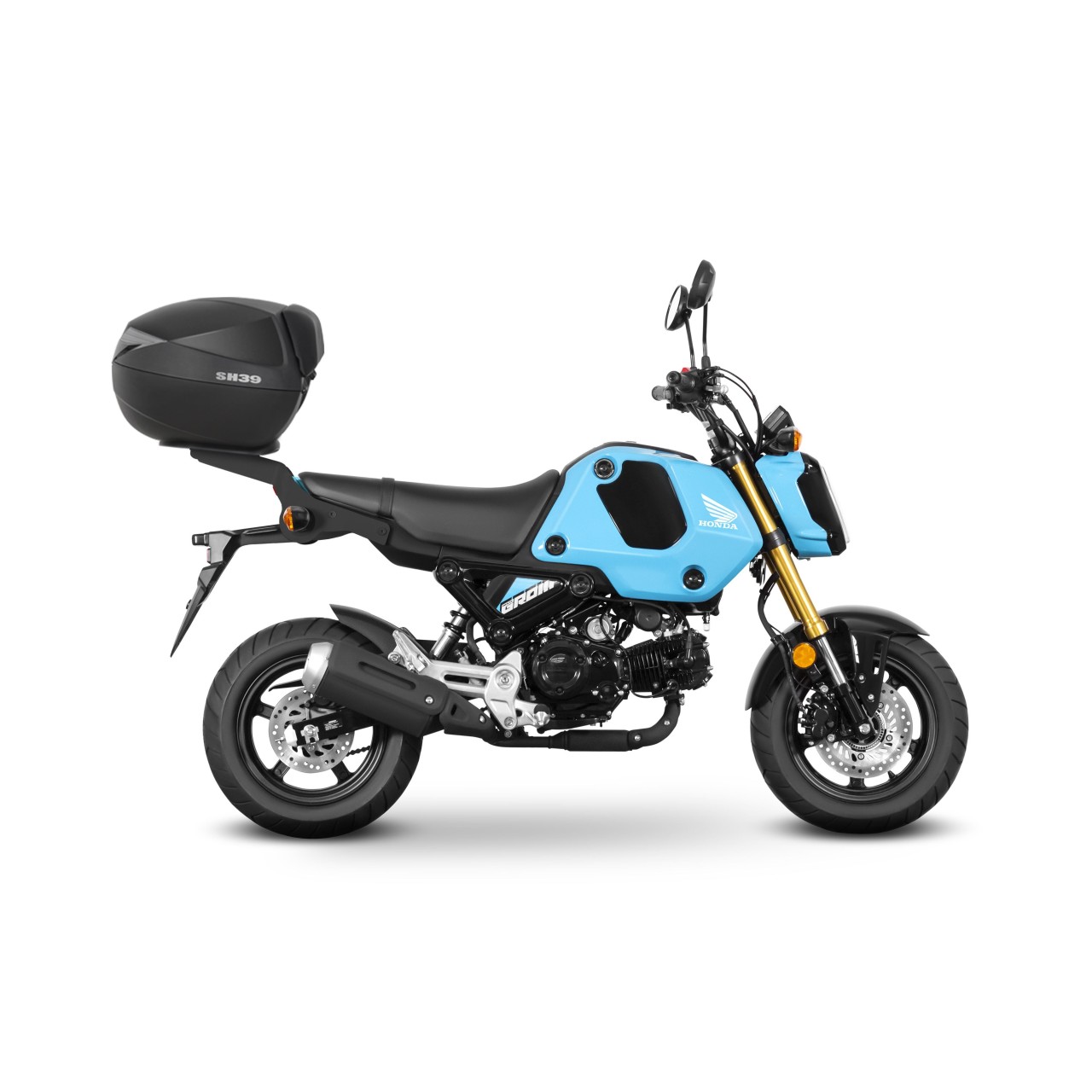 Shad Top Case Träger schwarz lackiert für Honda MSX 125 Grom (21-)