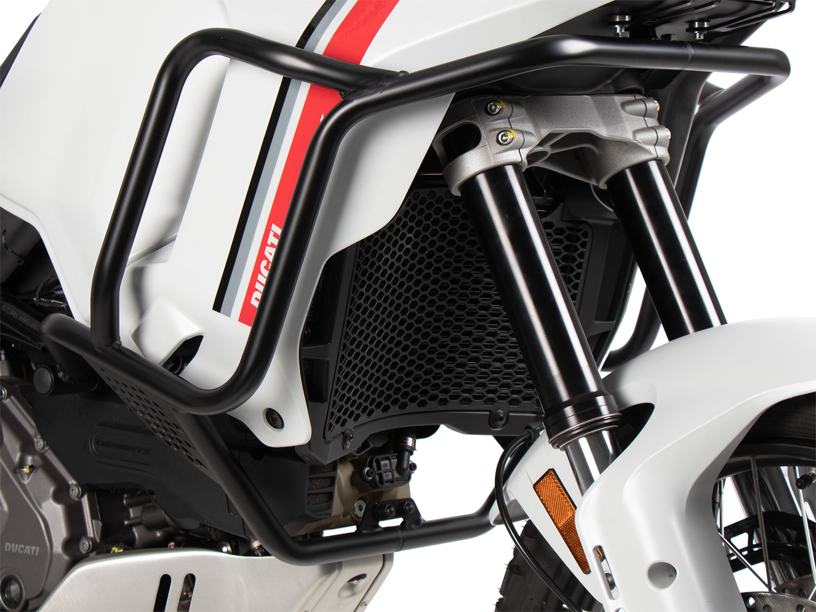 Tankschutzbügel schwarz für Ducati Desert X Rally (24-) Hepco & Becker