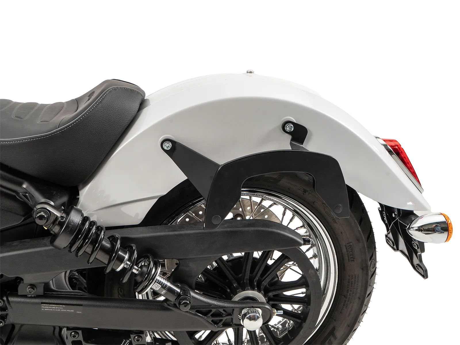 C-Bow Seitenträger schwarz für Indian Scout Classic 1250 (25-) Hepco & Becker