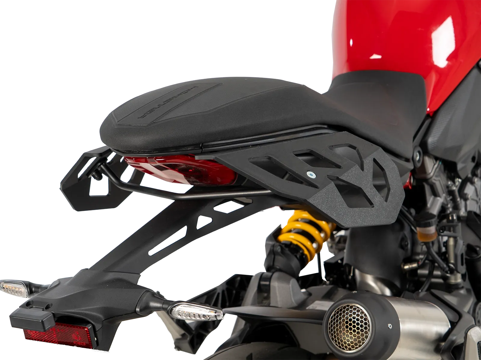 Abstandshalter Luggage Guard schwarz für Ducati Monster 890 / + (26-) Hepco & Becker