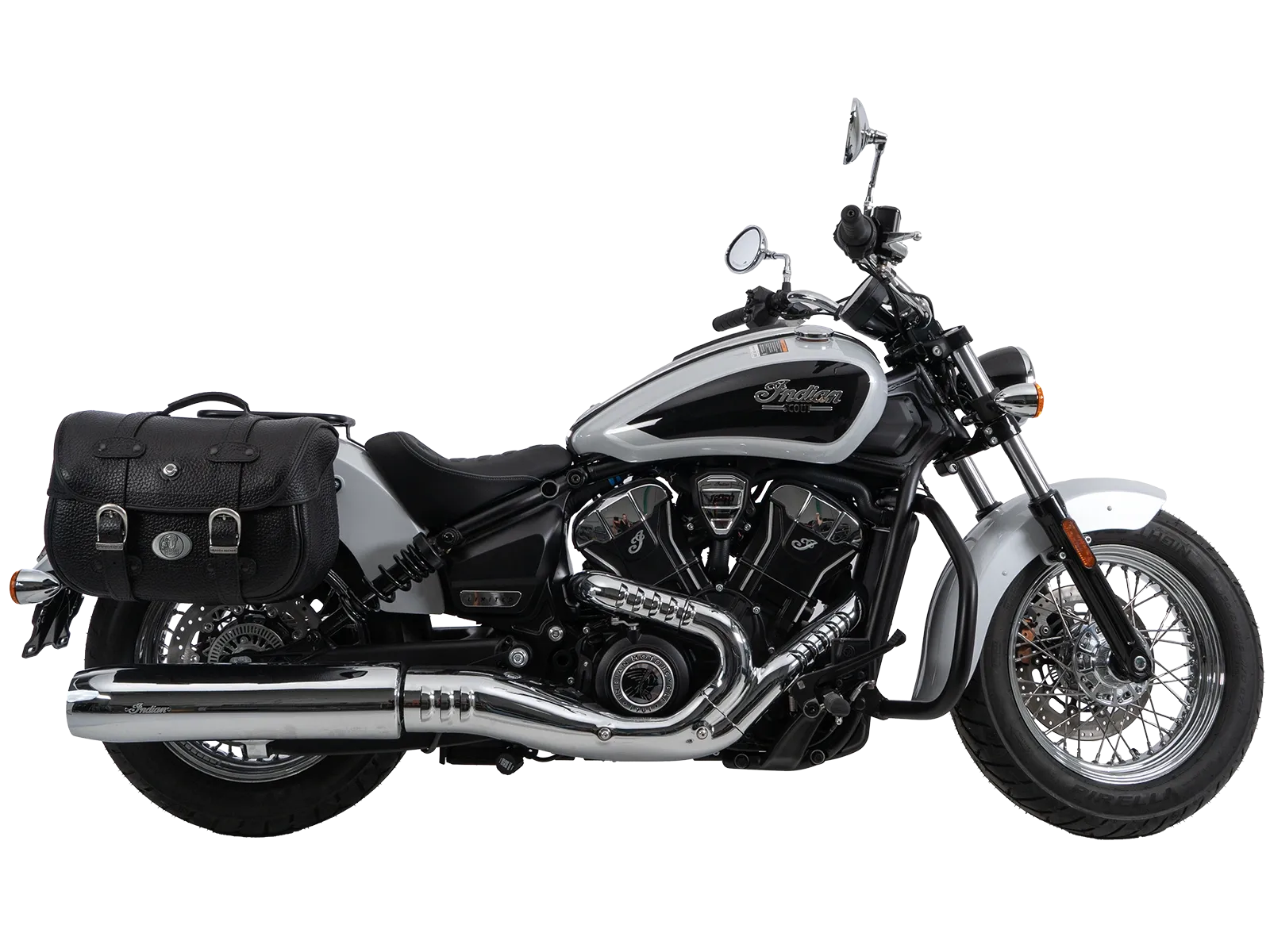C-Bow Seitenträger chrom für Indian Scout Classic 1250  (25-) Hepco & Becker