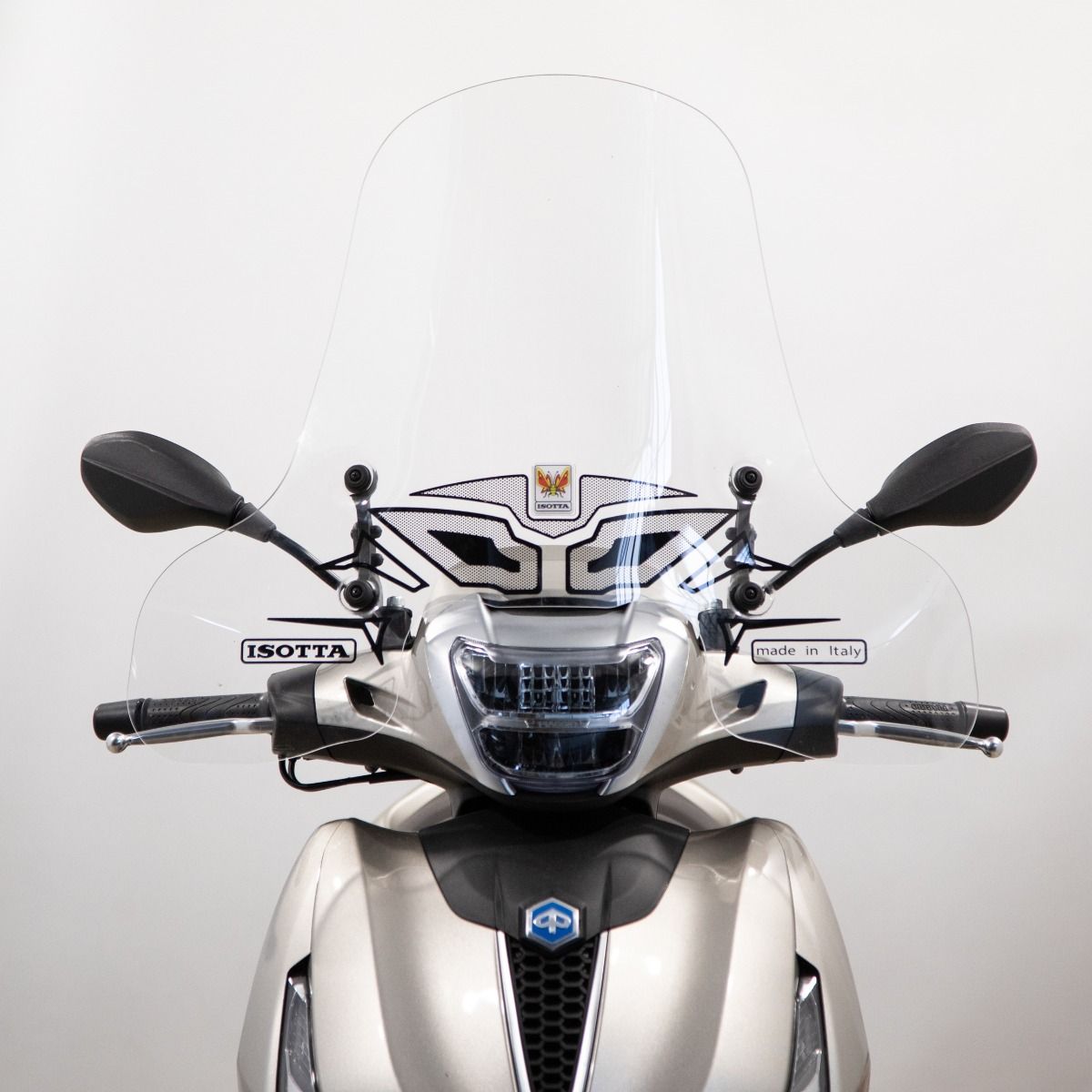 Mittelhohes Windschild klar für Piaggio Beverly 300 / 400