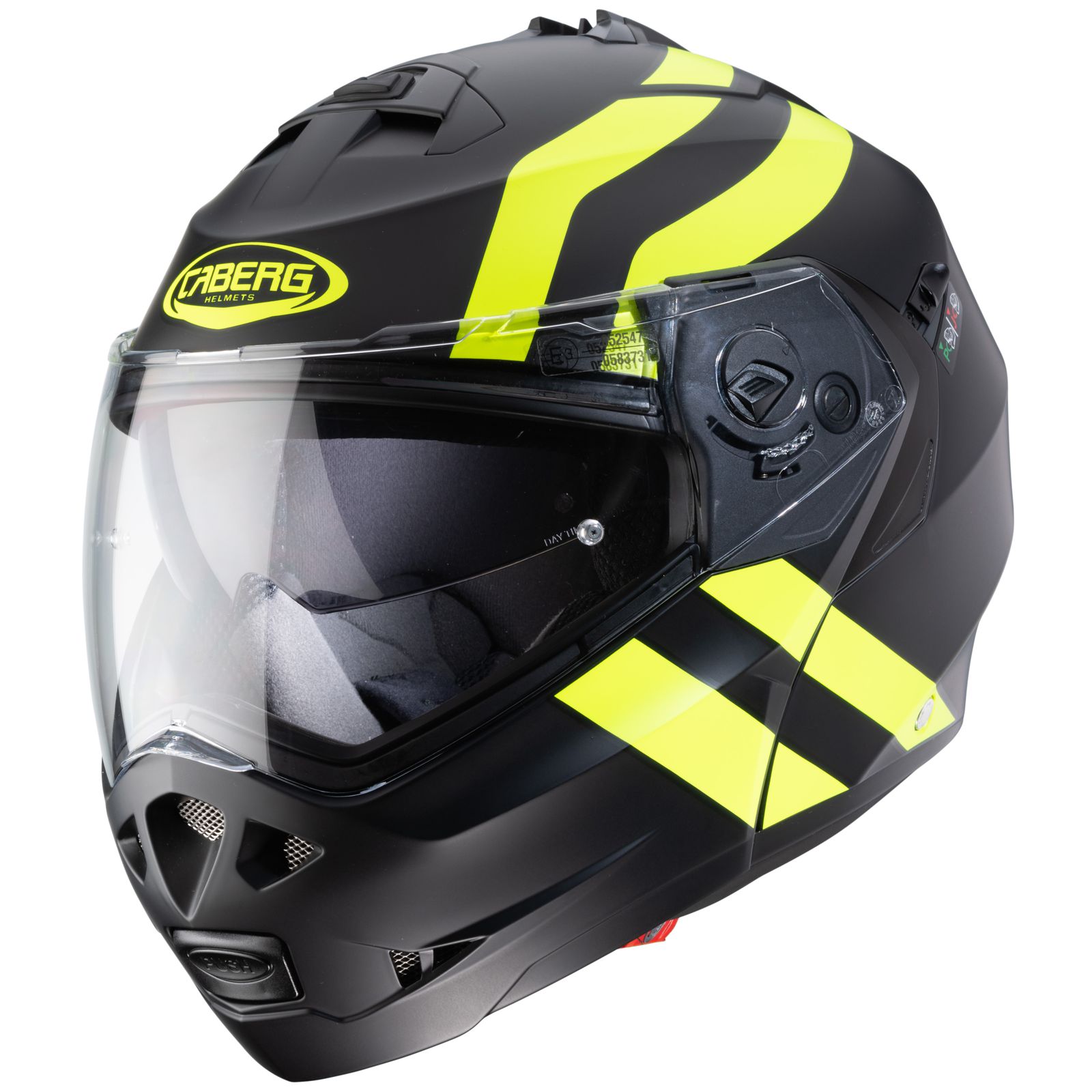 Caberg Helm Duke II Superlegend, matt-schwarz/fluo-gelb