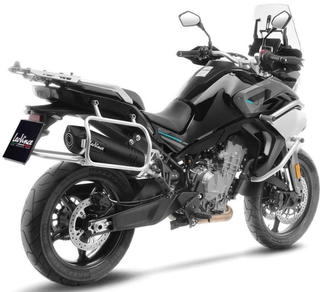 LeoVince Endschalldämpfer LV One Evo Slip On Black Edition für CF Moto / Husqvarna / KTM
