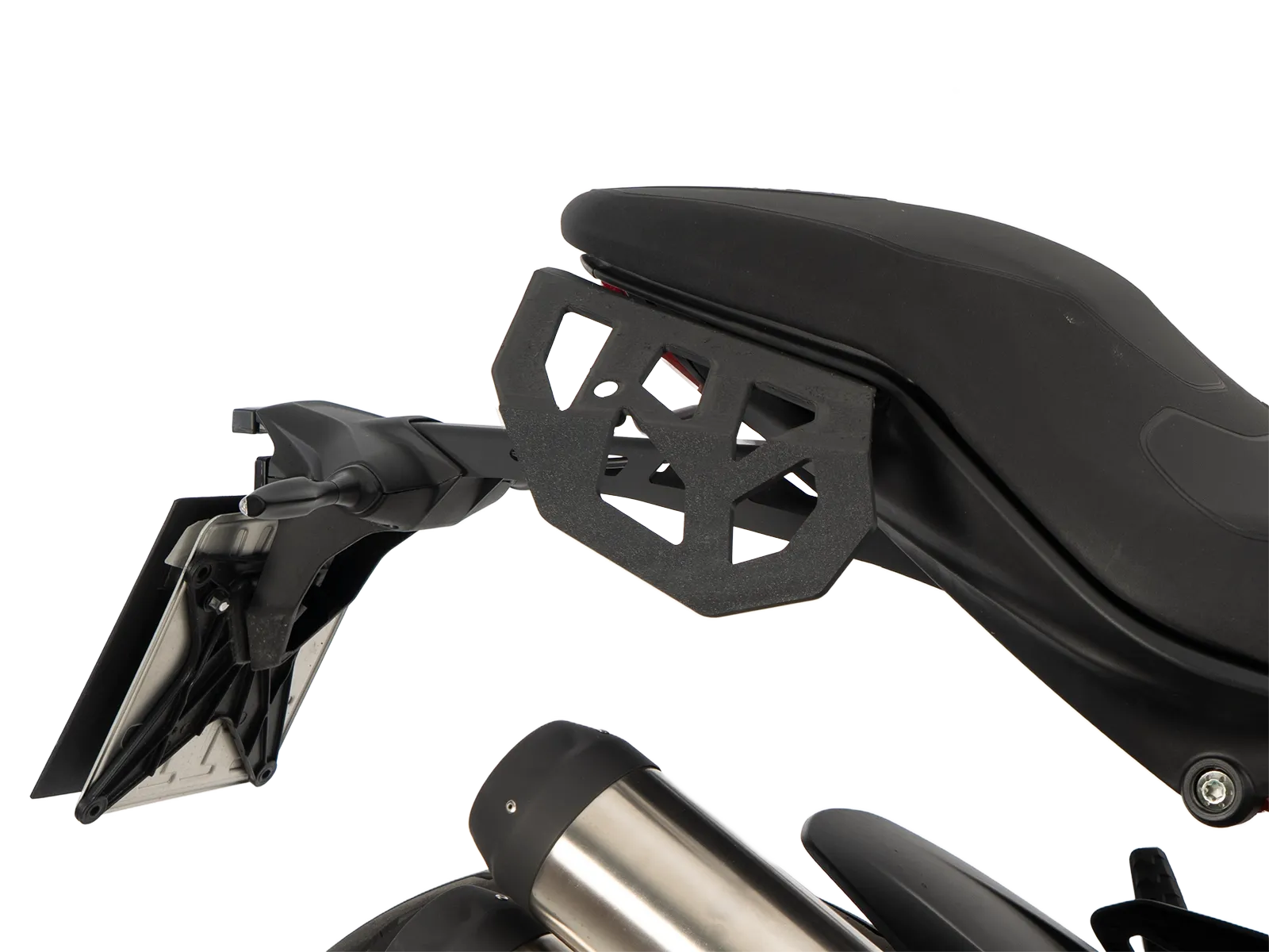 Abstandshalter Luggage Guard schwarz für Ducati Monster 890 / + (26-) Hepco & Becker