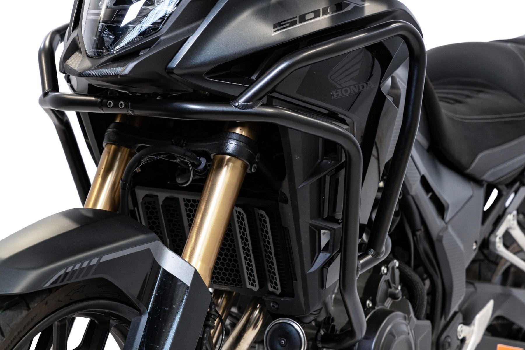 Sturzbügel aus Aluminium, oben für Honda CB 500 X (19-23), schwarz