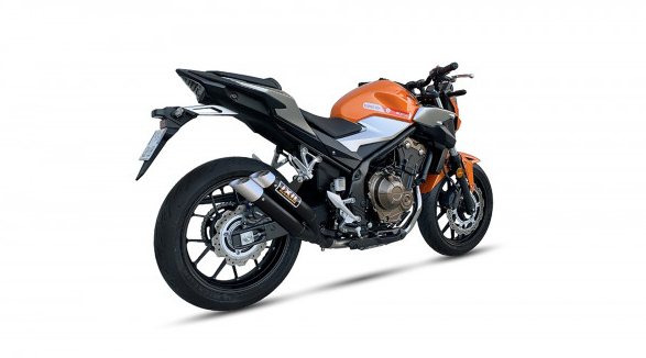 IXIL HYPERLOW BLACK XL Edelstahl-Endtopf für Honda CBR 500 R / CB 500 F (Bj.19-)