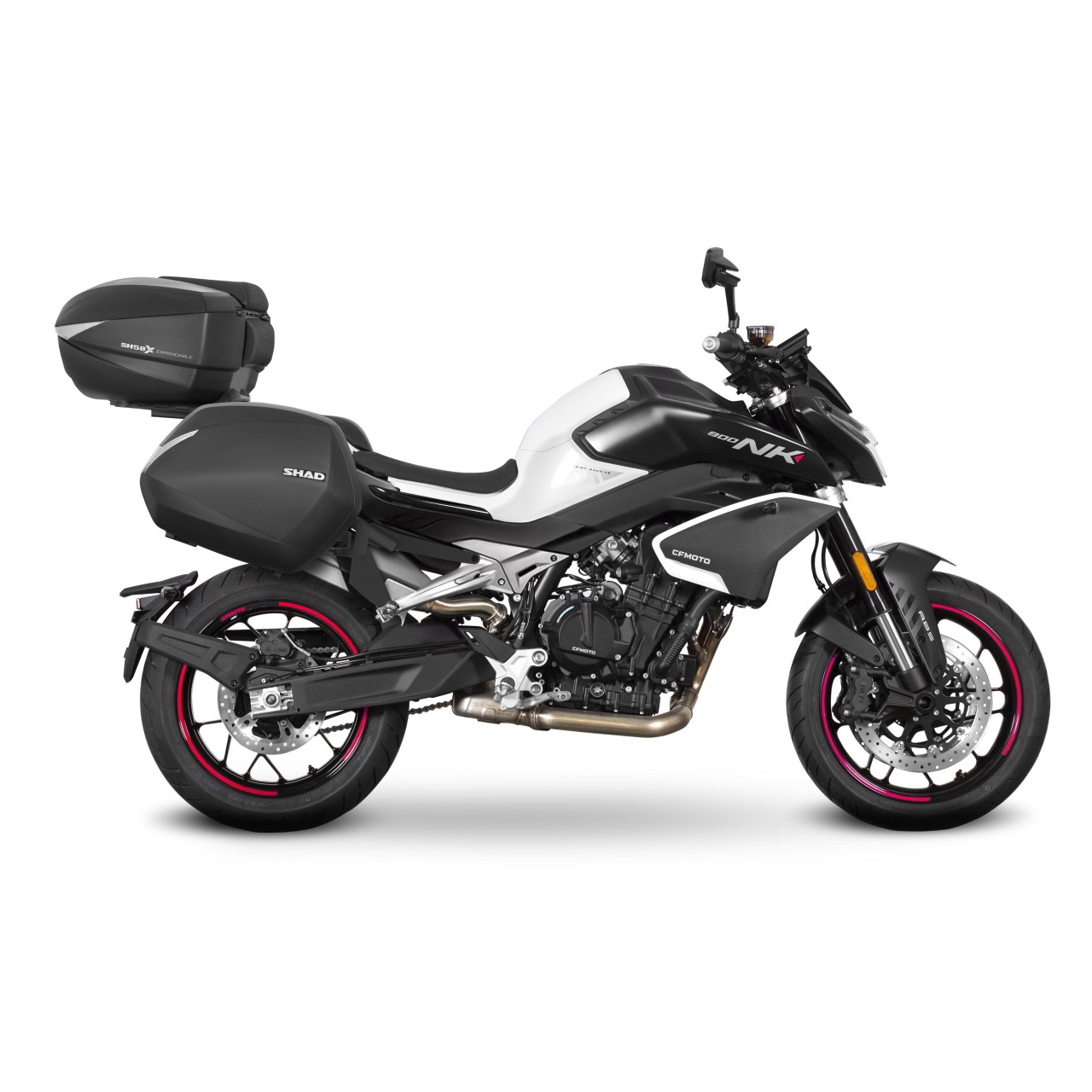 Shad Top Case Träger schwarz lackiert für CFMoto 800 NK (23-25)