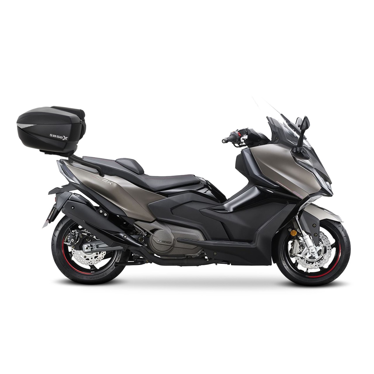 Shad Top Case Träger schwarz lackiert für Kymco AK 550 Premium (23-25)