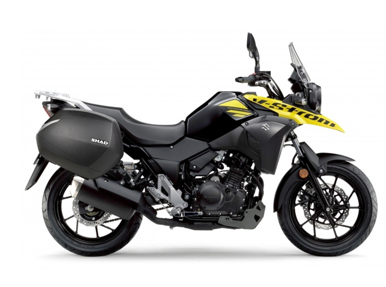 Shad Seitenkofferträger 3P System schwarz lackiert für Suzuki DL 250 V-Strom (17-21)