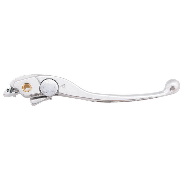 HIGHSIDER smart Typ BC 042 Reparatur-Bremshebel Silber Mit ABE, 6-Fach verstellbar (1Stck)