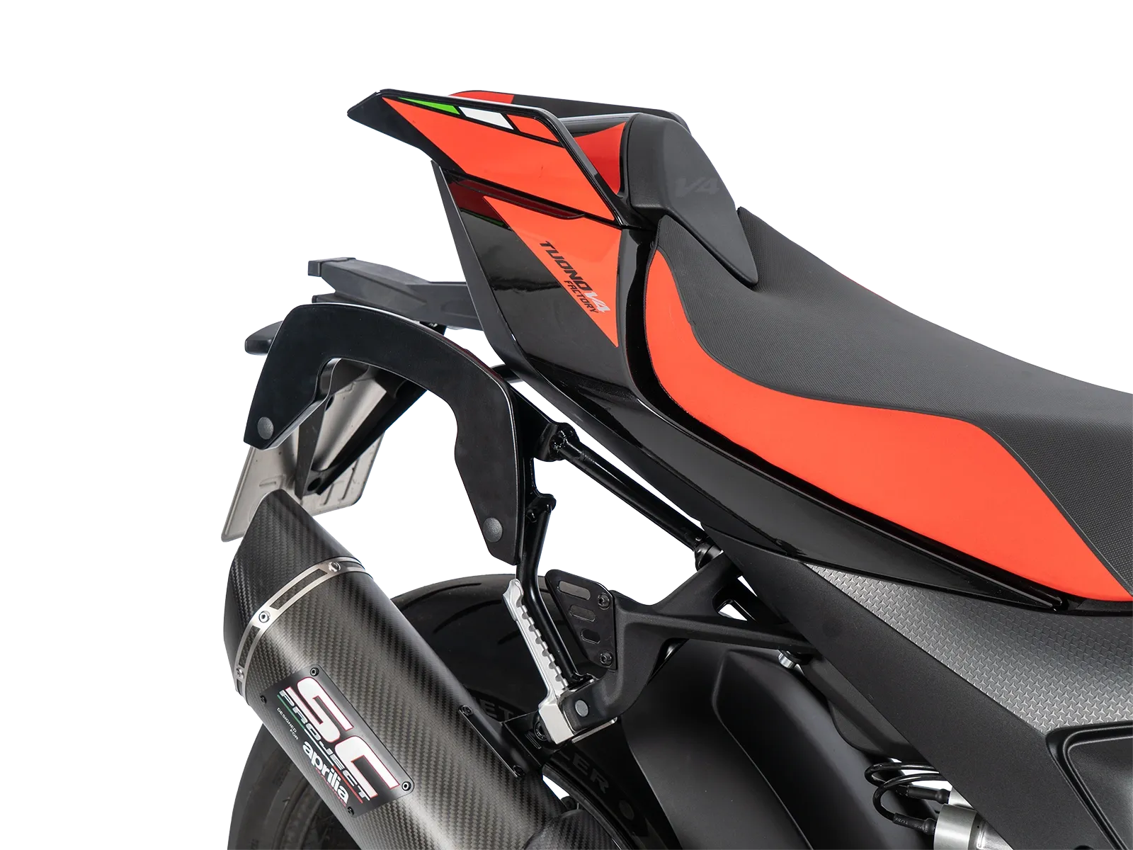C-Bow Seitenträger schwarz für Aprilia Tuono V4 1100 Factory (25-) Hepco & Becker