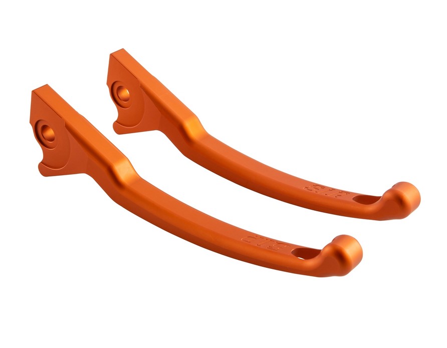 Sporthebel Set Bremse für Vespa, rechts und links, orange matt