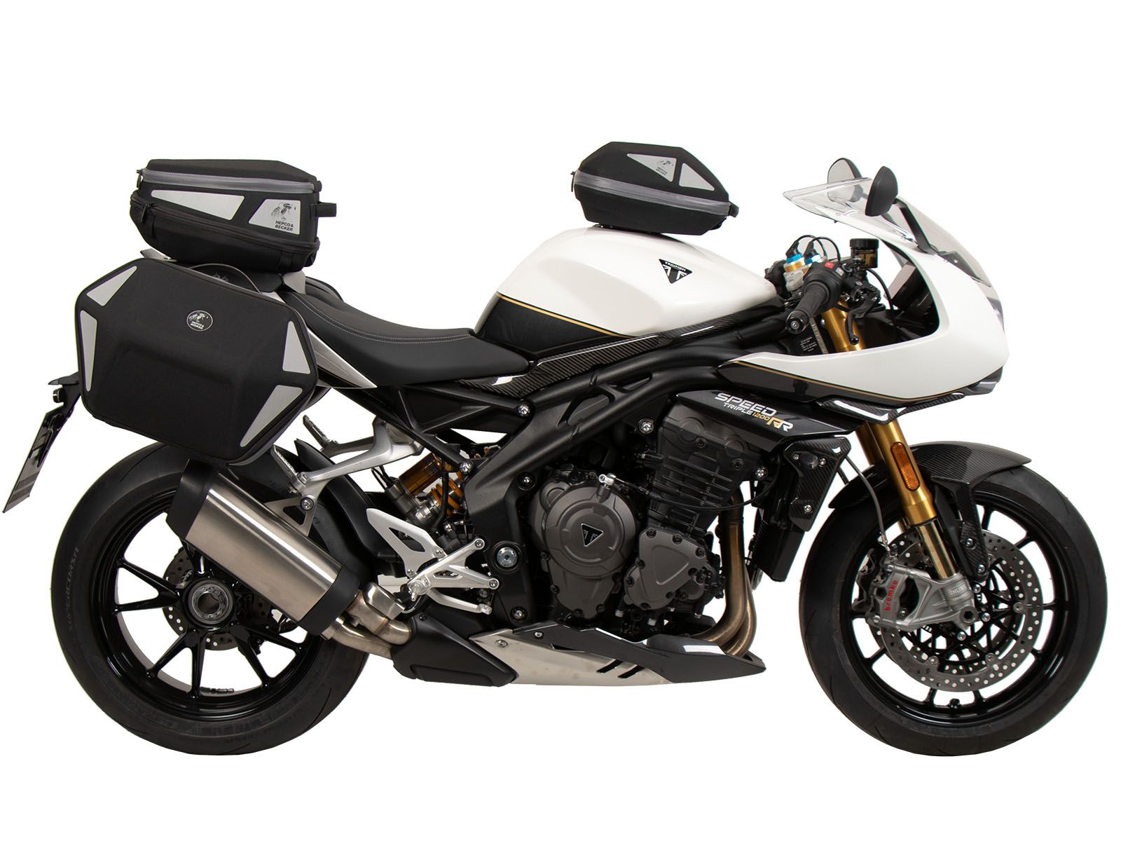 C-Bow Seitenträger schwarz für Triumph Speed Triple 1200 RS /RR (21-)  Hepco & Becker