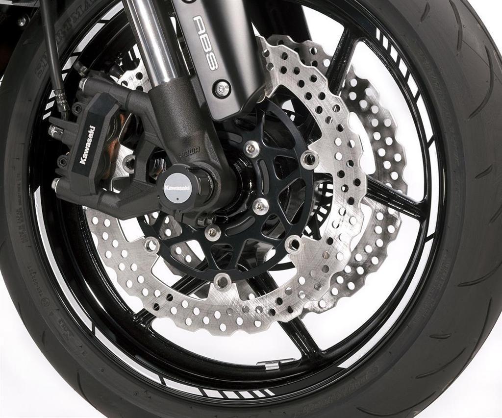 Felgenringe GP-Style silber 1400GTR 2016/ ER-6f 2016/ Z1000SX 2016/ Z300 2016 Original Kawasaki