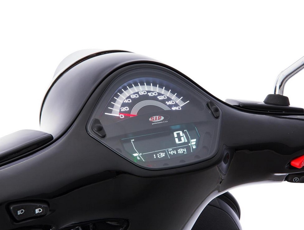 Drehzahlmesser/Tacho für Vespa GTS/​GTS Super 125-300ccm ('14-'16), schwarz