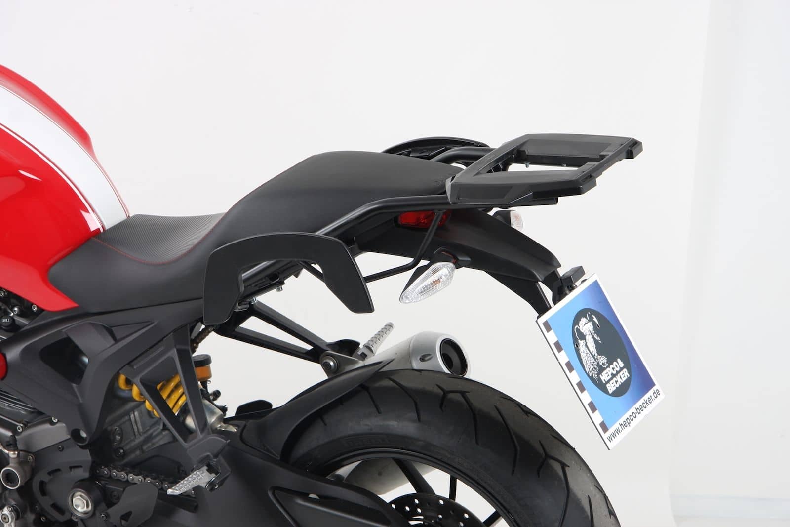 Alurack Topcaseträger für Ducati Monster 1100 Evo (11-13) Hepco & Becker