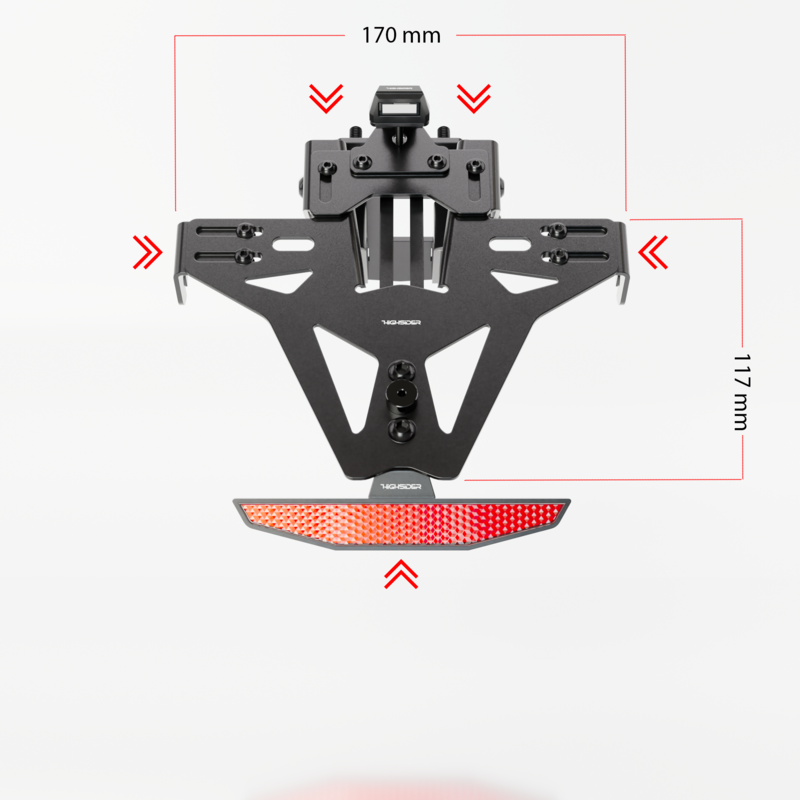 HIGHSIDER pro Kennzeichenhalter Akron-RS Pro Husqvarna
