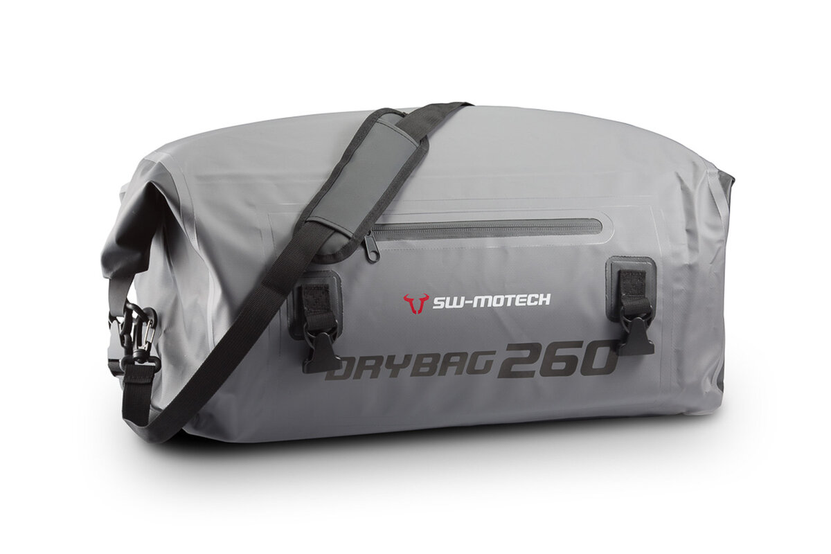 SW-Motech Drybag 260 Hecktasche für Royal Enfield Himalayan 410, grau / schwarz