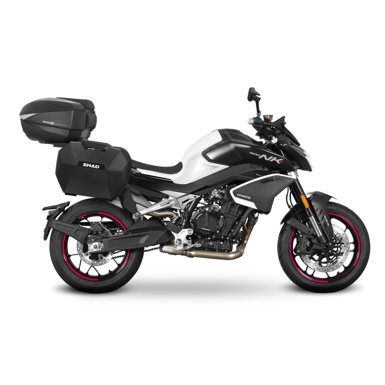 Shad Top Case Träger schwarz lackiert für CFMoto 800 NK (23-25)