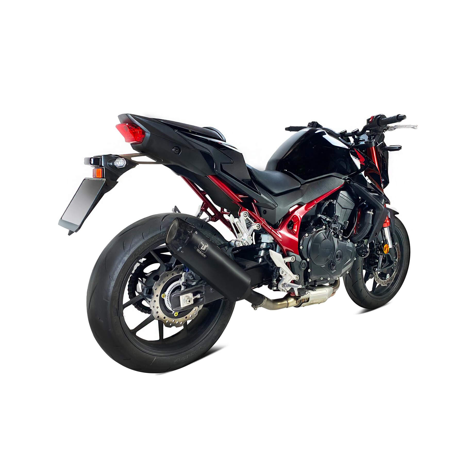 IXRACE Desert black Edelstahl-Endtopf für Honda CB 750 Hornet (23-)