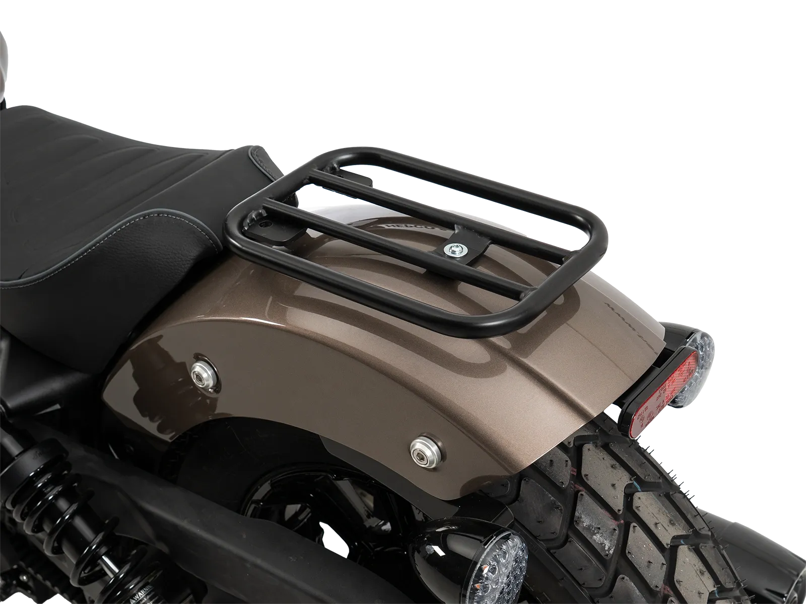 Solorack ohne Rückenlehne schwarz für Indian Scout Bobber 1250 (25-) Hepco & Becker