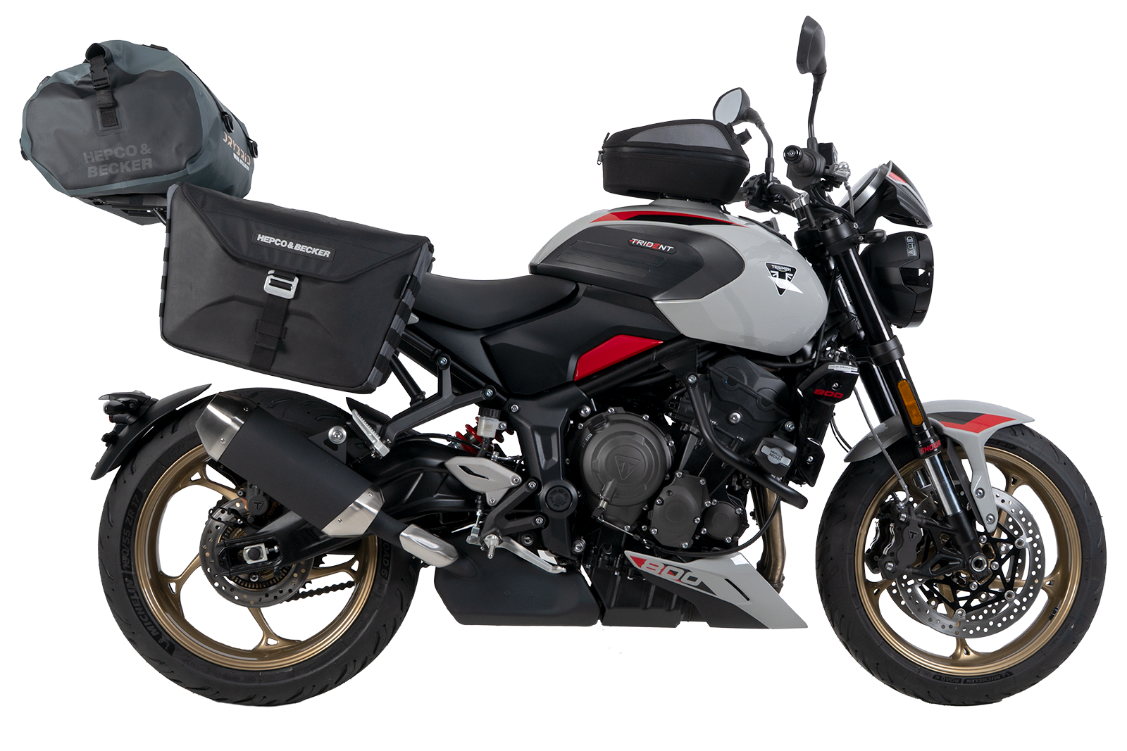 C-Bow Seitenträger schwarz für Triumph Trident 800 (26-) Hepco & Becker