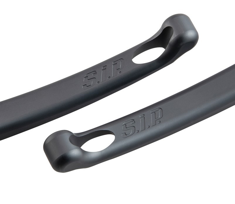 Sporthebel Set Bremse für Vespa, rechts und links, grau matt