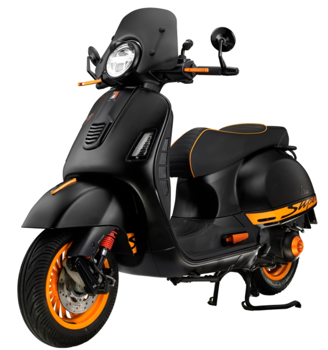 Abdeckung Variodeckel für Vespa Primavera/​Sprint 125-150ccm i.e. 3V 4T AC, orange matt