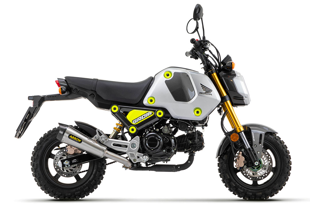 ARROW Auspuff X-KONE für Honda MSX125 Grom, Modelljahr 2021-2024, Edelstahl
