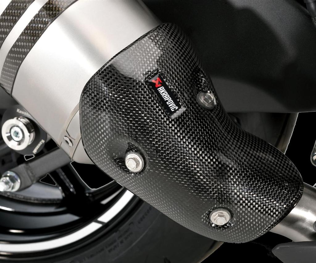 Hitzeschild, Carbon (optional) Z1000 ab 2014 - Original Kawasaki