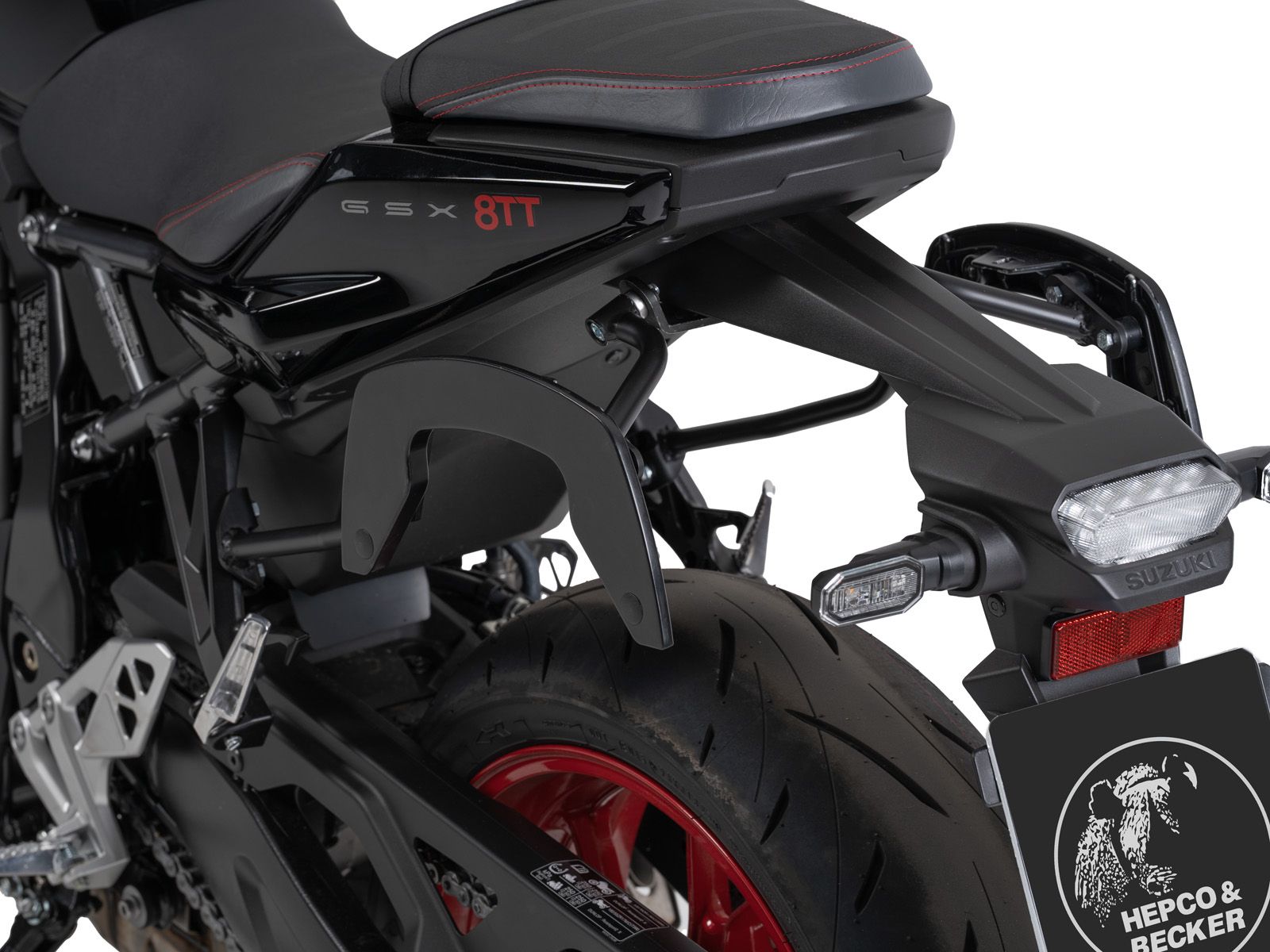 C-Bow Seitenträger schwarz für Suzuki GSX-8TT (25-) Hepco & Becker