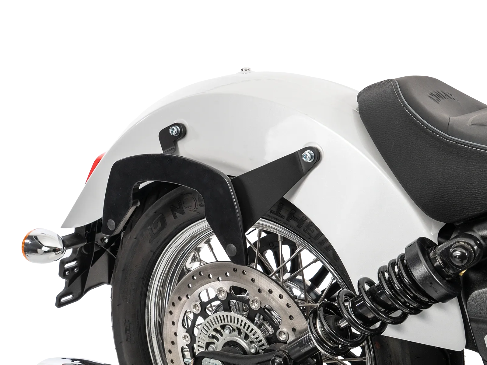 C-Bow Seitenträger schwarz für Indian Scout Classic 1250 (25-) Hepco & Becker